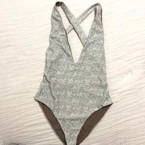 Acacia Nova one piece, Azalea print, size Small